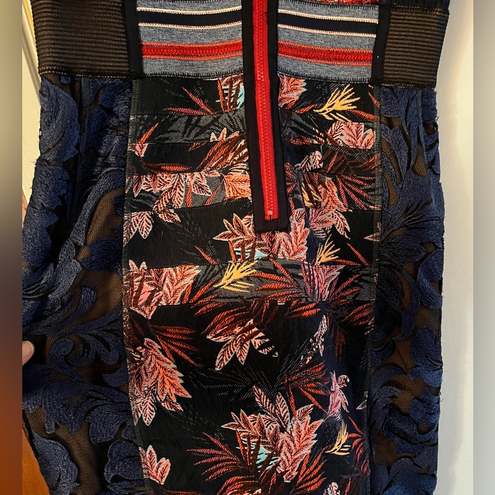 Anthropologie Byron Lars Jewel Jacquard Sheath Dress - Picture 5 of 16